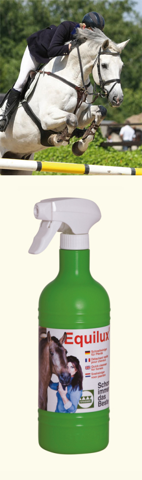 Equilux Stassek DIVERSIT Equilux zur Schnellreinigung Fellglanz Schweifspray Sattelseife Glanzspray Insektenspray 
